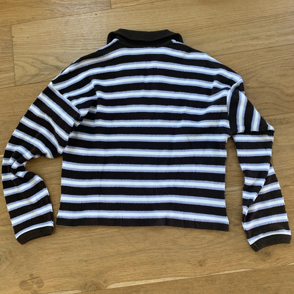 New Madewell Relaxed Polo in Stripe - Picture 3 of 7